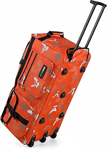 normani Hochwertige robuste Reisetasche mit Rollen Jumbo Big-Travel 80-150 Liter mit bis zu 3 Rollen Neue Generation Farbe Pigeon