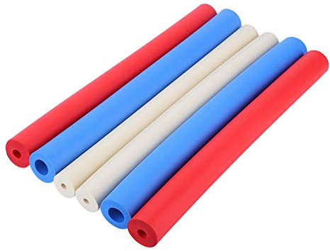 Foam Handle Sleeve, 6 Pcs 12 inch Long Foam Grip Tubing Spoon Diameter 1.2inch Fork Round Hollow Easy Grip Cutlery Utensil Padding Grips Cut to Length Provides Wider Larger Grip Pipe Tool for Elderly