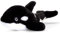tachi Stofftier Orca schwarz weiß, Plüschtier Schwertwal 33 cm, Kuscheltier Wal weich