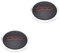 2X Nabendeckel Felgendeckel Radkappe Radnabendeckel mit Chromrand für F-i-a-t 500 51884863