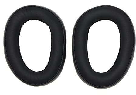 EMSea 1 Paar Ohrpolster Kompatibel mit Sennheiser GSP 600 GSP 670 GSP 500 GSP 550 Kopfhörer Komfort Leder Ohrpolster Headset Reparaturteile schwarz