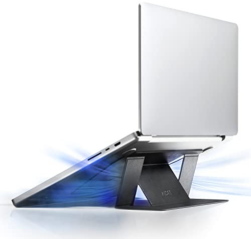 MOFT Graphene Cooling 2-Height MacBook Stand, Upgraded Traceless Glue, Fits Laptops Without Bottom Vents, Repositionable