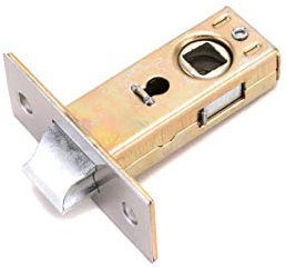 Wendbarer Rohrriegel für Tür, Einsteckriegel, Schrauben, Griff, leise, interne einfache Installation, quadratische Spindel für Toilette, Schlafzimmer, Tür, gegabelt, 50 mm