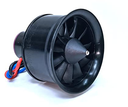DoBoFo EDF 50mm 3S 4900KV 11 Blades 12.6V Electric Ducted Fan, Hobby RC Jet Engine Propeller, RC Car Engine Parts, High Speed Brushless Motor, Remote Control Model, Replacement Airplane Parts DIY