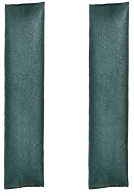 KNONAP Wasseraktivierte Hochwassersperre – SandsackAlternative, wasseraktivierte Sandsäcke für Überschwemmungen, wiederverwendbare Hochwassersperre, Sandsäcke für Zuhause, Garagentore, Fenster (2