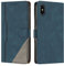 JZASES Cover per iPhone X/iPhone XS, Custodia in PU Pelle, Antiurto Libro Portafoglio Protettiva Cover Compatibile con iPhone X/iPhone XS, Blu