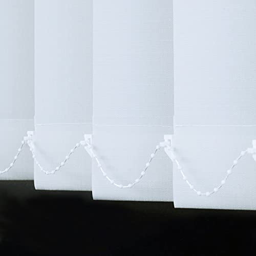 Lamellenvorhang Vertikaljalousie 90mm Verdunkelungslamellen Jalousie nach Maß,Sonnenschutz& Hitzeschutz,Raumverdunkelnd,Blickdicht Verdunkelnd,inklusive Montagematerial (W70xH180cm(28x71in))