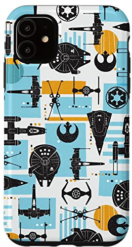 Hülle für iPhone 11 Star Wars Fahrzeuge Millennium Falcon Farbblock