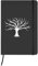 Azeeda A5 'Kahler Baum Silhouette' Schwarzes Liniertes Notizbuch Gebundenem Buch (NB00014736)