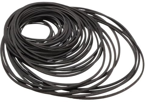 MWUMRCM Cintas de Maquina para Cinturon,56PCS Mezcla Cassette Tape Belt Correa de Transmision Correa para Tocadiscos Cinta De Casete Utilizado En Grabadoras De Video Walkmans Unidades De DVD