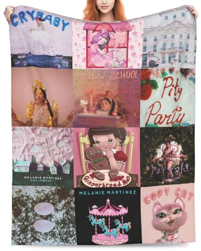 DOBOER Albumüberwurf, warm, leicht, weich, Klimaanlage, Decke, Merch für Bett, Couch, Sofa, Party-Dekorationen (Albumcover, 203,2 x 152,4 cm)