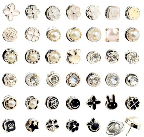 40 pcs Broches et épingles pour Femme Broches de Modestie Broche Broche Broches de Modestie pour Robes épingles de Robe pour décolleté épingles pour vêtements Broches pour Dames pour Sacs, T-Shirt
