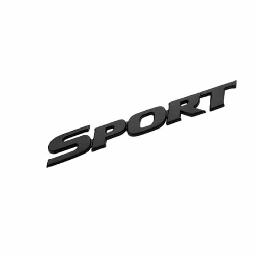 Auto Emblem Aufkleber für Toyota supra 2019-2024,3D Metall Selbstklebende Logo Karosserie Number Letters Sticker Abzeichen für Kühlergrill Auto Heckklappe Dekoration Badge Decal,SPORTBlack