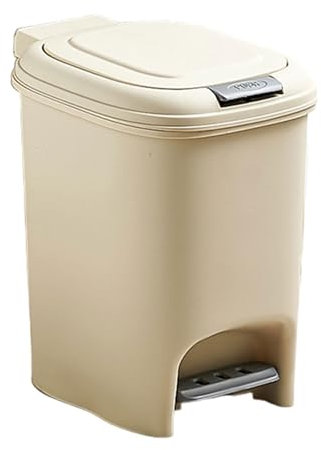 Psdndeww Moderno cubo de basura de 8 L, 10 L, 15 L, con cesta de papel de doble apertura, para cocina y baño