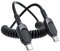 toocki Cavo USB Type-C Retrattile 100W [0.9-1,8 m] - Cavo di Ricarica Rapida USB-C per Android Auto, MacBook, iPhone 16 15 Serie, Galaxy S24/S22/S21, Xiaomi, Smartphone, Tablet e Laptop, Nero