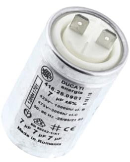 SOS Accessoire Condensatore universale 7 MF per asciugatrice AEG 1256417013, 1256539402