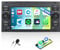 SIXTOP 2G+64G Android 13 Car Stereo for Ford Fiesta Focus Kuga Transit Connect C-Max S-Max with Wireless Carplay Android Auto 7 Touch Screen Bluetooth Car Radio with GPS WiFi FM RDS Mirror Link