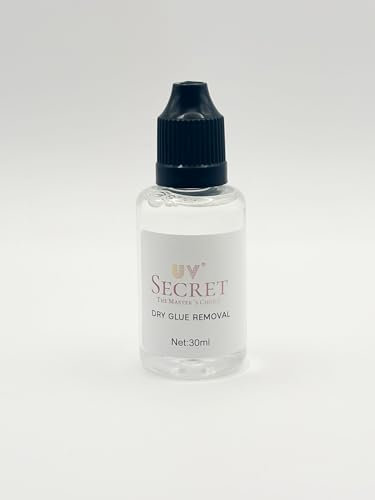 UV Secret Hair Extensions DRY Glue Remover - Entfernt Haarkleber und V Light Rückstände sanft und effektiv