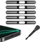 5er-Pack Staubdichter Mesh-Aufkleber,Mit 1bürste,Mesh Staubdichter Aufkleber Für Iphone 16 Pro/16 Pro Max,Ntegrierter Schutzlautsprecher Und Ladeanschluss,Anti Dust, Hörmuschel-Lautsprecher-Mesh