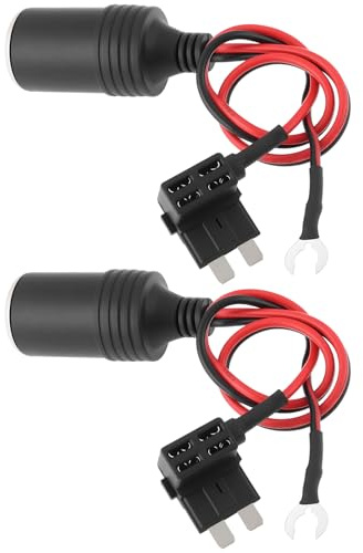 Be In Your Mind 2X 12V Auto Zigarettenanzünder auf Mittlere Sicherung Batterie Adapter Stecker