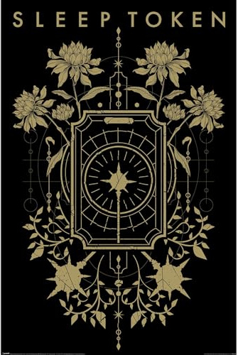 Pyramid International Official Maxi Poster – Sleep Token (Caramel) | Decorative Wall Art | 61cm x 91.5cm Poster for Bedrooms, Dorms & Fans