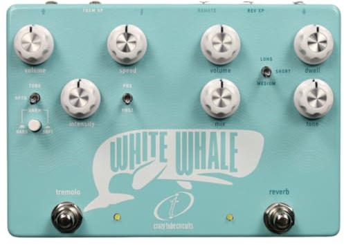 Crazy Tube Circuits White Whale V2 Spring Reverb/Tremolo Effects Pedal
