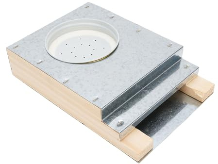 Cryfokt Mangime per Input di Api, Faggio in Legno in Alluminio Integrazione Senza Soluzione di continuità Alimentazione dell'ape per Allevamento di Api