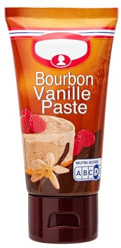 Bourbon Vanilla Bean Paste 50 g, Intense Vanilla Flavour for Baking and Desserts, Imported by DFB