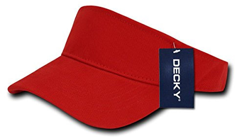 Decky Sport Visier Einheitsgröße rot