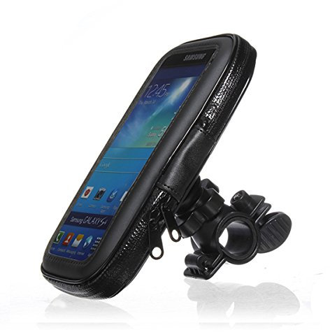 Bike Bicycle Waterproof Phone Case Bag Pouch Handlebar Mount Holder For Samsung Galaxy S4 S3 iPhone 5 5s 5c 4 4s (S4 S3)