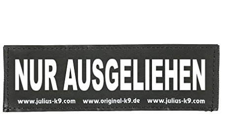 Interchangeable Patches, 1 pair, NUR AUSGELIEHEN, Size: Small, Black