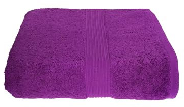 Julie Julsen Badetuch in 23 Farben erhältlich weich und saugstark 500gsm Öko Tex Lila 100 x 150 cm