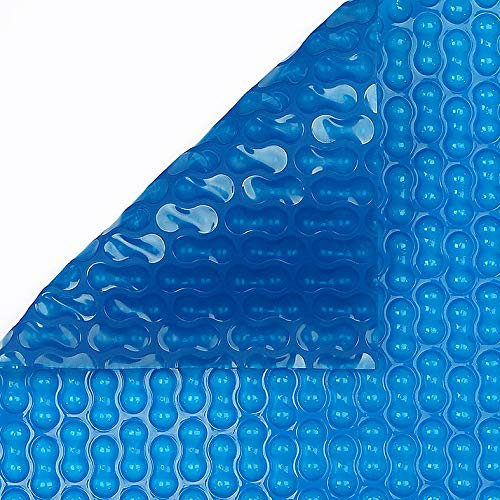 International Cover Pool Bâche de Piscine GeoBubble 2 x 4 m avec Renfort sur Les Deux côtés étroits 400 microns épaisseur piscines