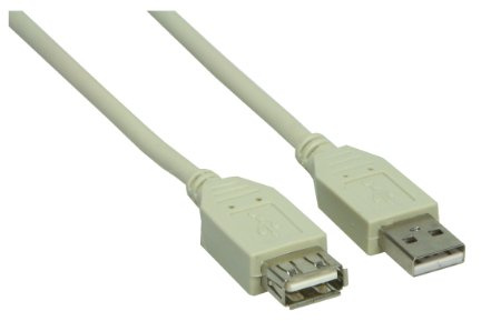 Good Connections USB 2.0 Verlängerung Stecker A an Buchse A, 1,8m