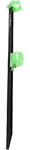 DAM Unisex-Adult Salt-X Adjusta Rodrest Beach Rod Rest, Schwarz, 125cm