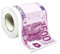Funny Fashion e59336 fin de série papier toilette gag 500€ Chapeaux, masques et accessoires de fête, multicolore