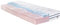 Irisette Grömitz 7-Zonen Kaltschaummatratze mit Gel Auflage (Raumgewicht 55 kg) Schulterkomfortzone und Klimaband, 2-seitige Wendematratze mit dem Härtegrad 3, 160 x 200 cm, weiß