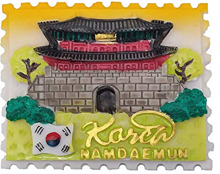 3D-Kühlschrankmagnet, Namdaemun, Seoul, Südkorea, Souvenir, Geschenk, Heim- und Küchendekoration, Magnetaufkleber, Seoul Korea Kühlschrankmagnet