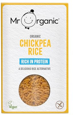Mr Organic Chickpea Protein Rice - 250g, High in Protein, Gluten-free