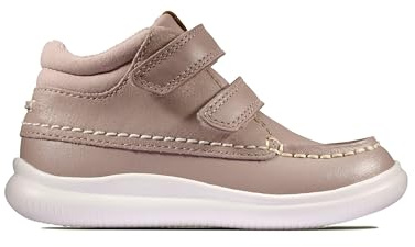 Clarks Girls Ankle Boots Crest Tuktu 19 - Pink Combi Leather - UK Size 9H - EU Size 27 - US Size 9.5XW