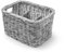 HENDI Besteckbehälter, Besteckfass, Besteckkorb, Utensilienhalter, Küchenutensilienhalter, Besteckkasten, Besteckmulde, mit 4 Fächern, 260x180x(H)150mm, Grau