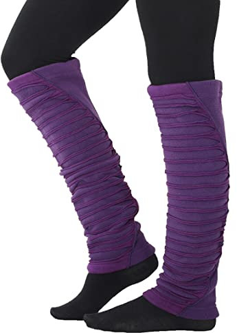 PUREWONDER Damen Stulpen Beinstulpen Beinwärmer Modell Nr. 2 Lila