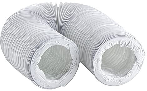 Steinberg14 Weiß Ø 150mm / Länge 3m Abluftschlauch PVC Flexibel Schlauch für Klimaanlagen - Dunstabzugshaube - Trockner