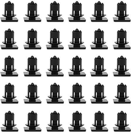 Be In Your Mind 30 Stück 701867549 Verkleidung Clips für Autodach verkleidung Streifen Halterungen für Innen Leisten Schwarz für 8mm Loch