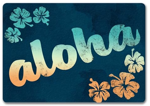speecheese Aloha - Fußmatte im Hawaiilook