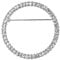 Ixkbiced Broche Porte-Lunettes en Cristal Rond Porte-Lunettes de Lecture Broche Broche pour Femme