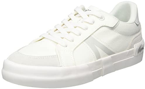 Lacoste L004 0922 1 CFA, Zapatillas Mujer, Wht/Wht, 41 EU
