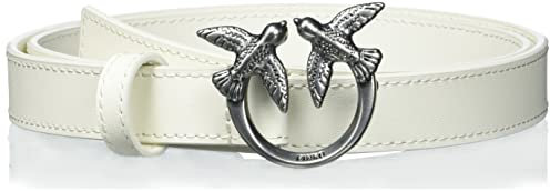 Pinko Damen Love Berry Simply Belt H2 VIT. Grtel, C03o_beige G. Maroso-Old Silver, L
