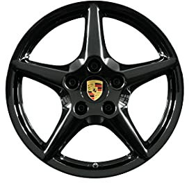 Kompatibel mit Porsche 911 997 18 Carrera III BBS Felge schwarz/wheel black 10J ET58