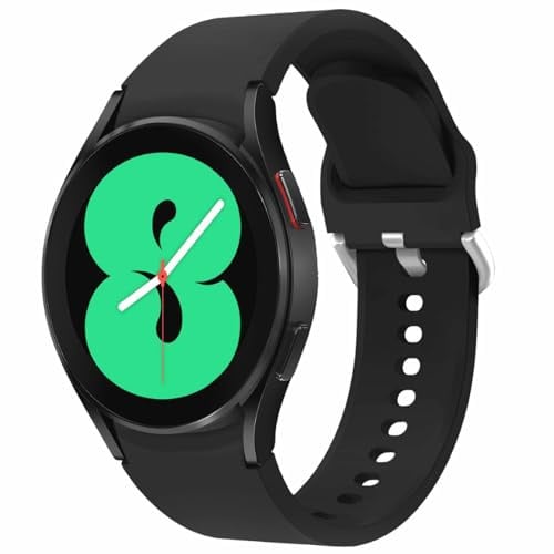 Weiches Silikon Armband für Samsung Galaxy Watch 7/6/5/4/FE 40mm 44mm, 20mm Sport Ersatzband Ohne Lücke für Samsung Galaxy Watch 4/6 Classic 42mm 46mm 43mm 47mm/5 Pro 45mm